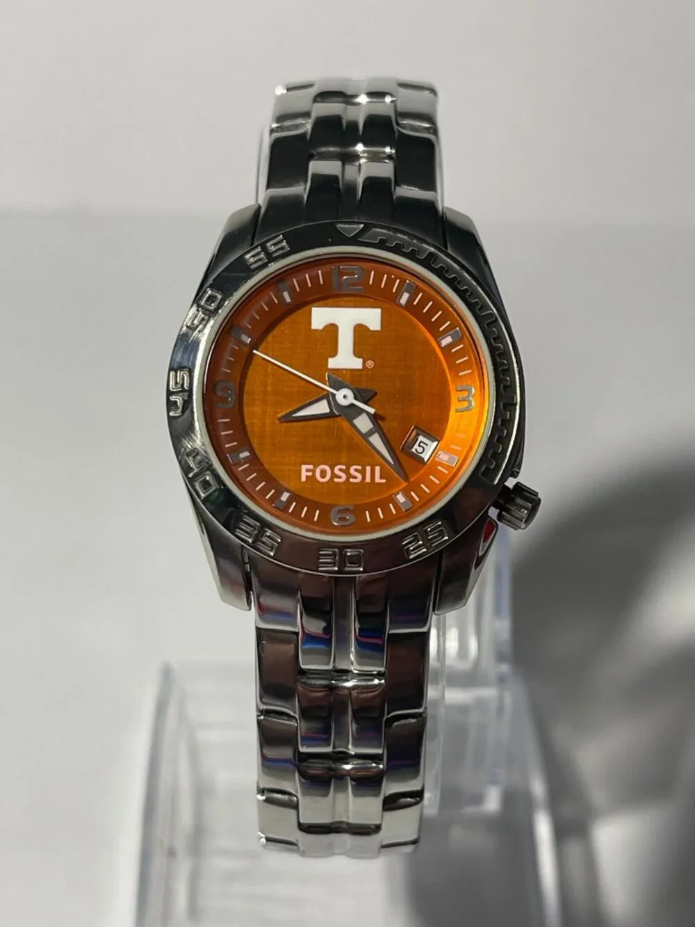 Tennessee Volunteers NCAA Stainless-Steel Women's Watch by Fossil NEW